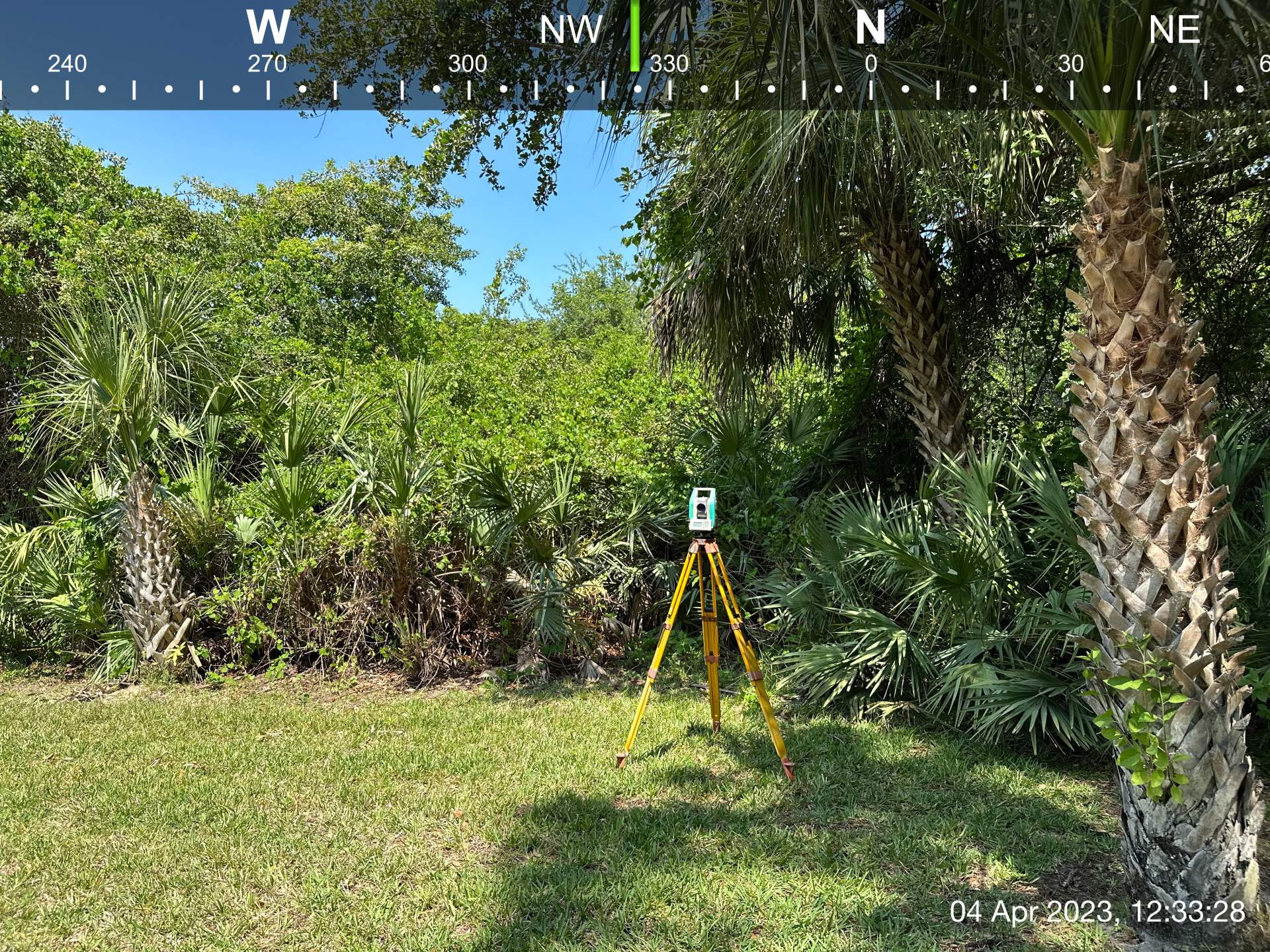 EQUIPMENT SETUP IN YARD